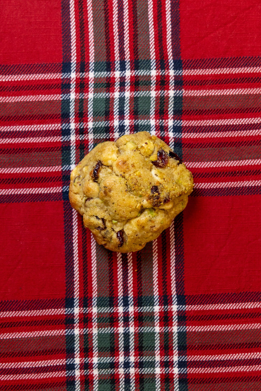 Cranberry, White Choc, Pistachio Cookie