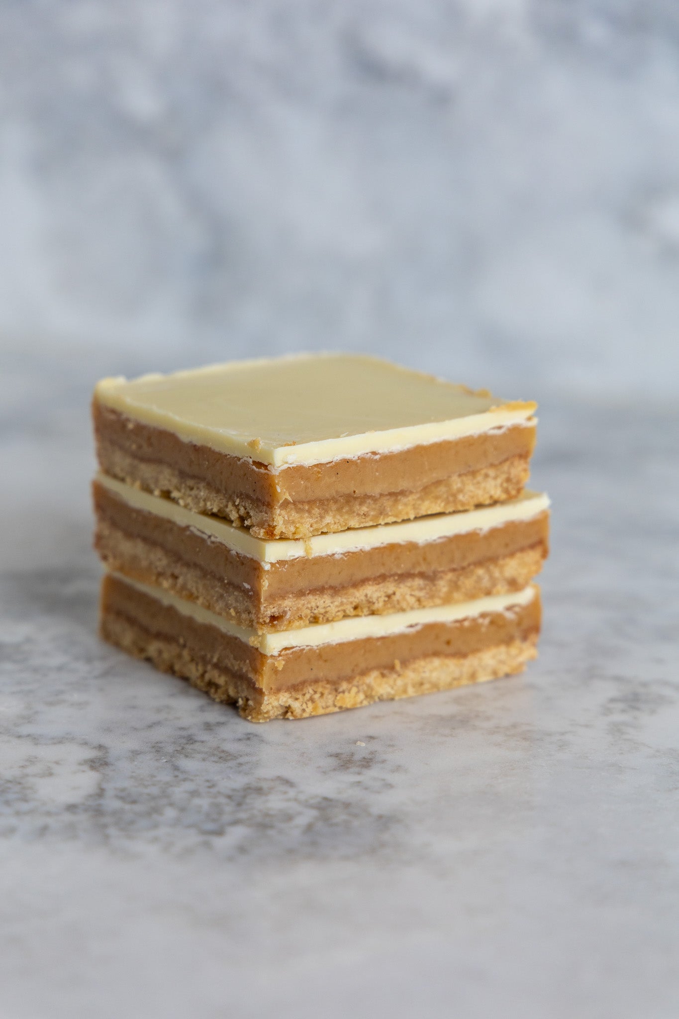 White Chocolate Caramel Slice Tray